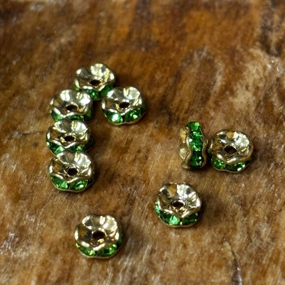 Rhinestone Bead Spacers/Bridges/Rondelle  (Fire Mountain Gems) (9 bags) - Picture 14 of 14